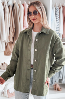 Női átmeneti oversize póló kabát KOSMOJACK khaki Dstreet TY4840