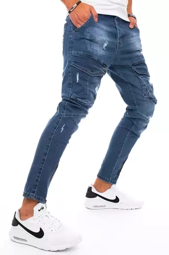 Kék férfi famer jogger Dstreet UX3293
