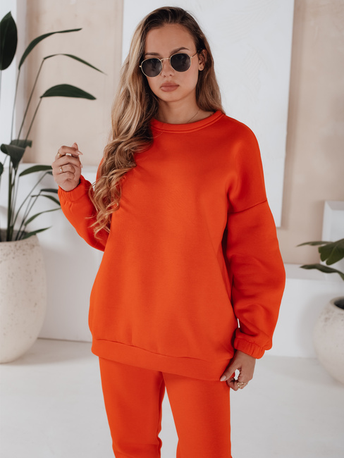 Női melegítő szett ARIELLA PREMIUM narancssárga színben Dstreet AY0724