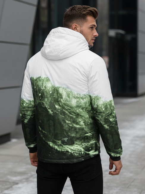 Férfi téli sí dzseki zöld Dstreet TX5126