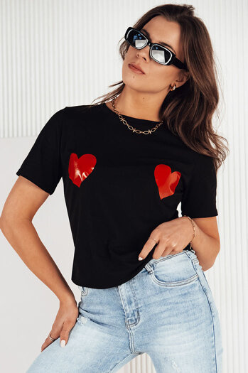 Női póló PALIS fekete Dstreet RY2430