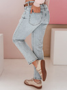 Női farmernadrág Slim fit nadrág övvel SLIMLEN kék Dstreet UY2349 UY2349_4