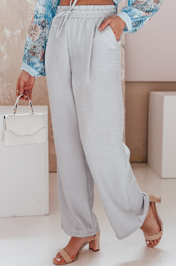 Női bő szárú nadrág MILLIVIO szürke Dstreet UY2664