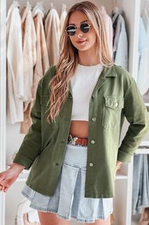 Női oversize póló kabát OVERBOR khaki Dstreet TY4889