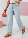 Spodnie damskie jeansowe wide leg FLOWLESS jeansowe Dstreet UY2682_1
