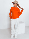 Női nem kapucnis pulóver FASHION II Szín Narancssárga DSTREET BY0317