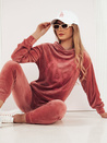 Női bársonyos szett VIP PRIVATE Szín Rózsaszín DSTREET AY0868