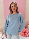Női egyméretű FLORINE pulóver kék Dstreet RY2764