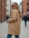 Női teddy szőrme téli kabát bézs Dstreet NY0757z
