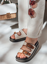 Női FLATSTEP camel flip-flopok Dstreet ZY0895_2