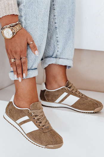 Női bézs tornacipő Dstreet ZY1048 ZY1048