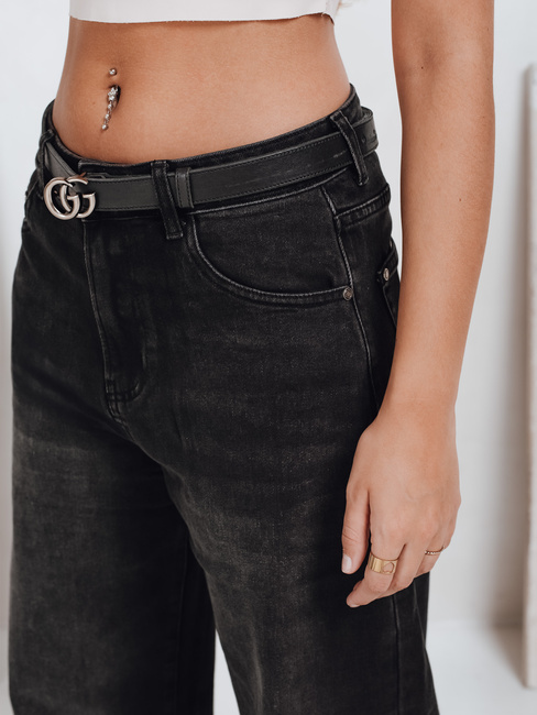 Női ballonos szabású farmer fekete Dstreet UY2741 UY2741