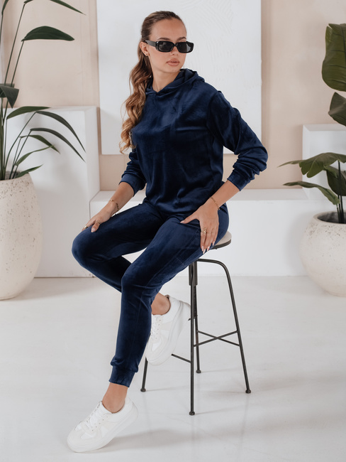 Női bársonyos szett SO COMFY Szín Gránátkék DSTREET AY0884
