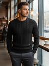 Férfi pulóver fekete színben Dstreet WX1880