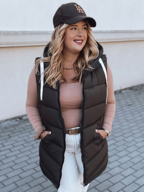 Női mellény MIRELLI kávé színben Dstreet TY2921