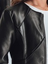 Női bőrkabát CHICLEATHER fekete Dstreet TY4969