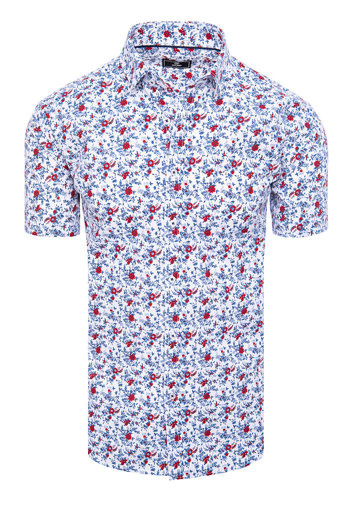 Férfi rövid ujjú ing Szín Fehér DSTREET KX1013