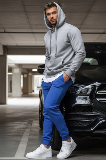 Férfi melegítőnadrág kék Dstreet UX2710