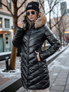 Női steppelt téli kabát BELLATRIX fekete Dstreet TY4581