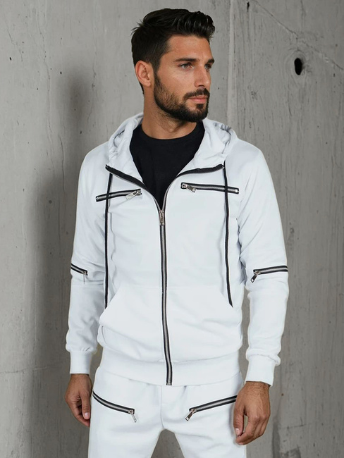 Férfi fehér tréningruha Dstreet AX0813