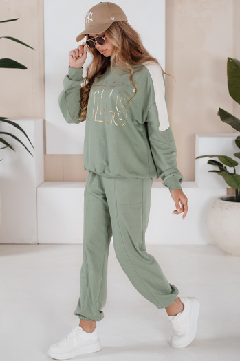 Női tréningruha szett BULLS világoszöld Dstreet AY0899