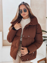 LARO női steppelt téli kabát barna Dstreet TY4958
