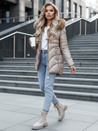 Női WINTERCHIC kapucnis télikabát camel Dstreet TY4438 TY4438z