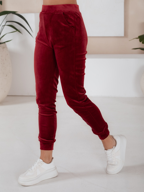 Női bársonyos szett VIP PRIVATE Szín Bordó DSTREET AY0869
