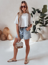Női farmer rövidnadrág övvel HELLO JEAN kék Dstreet SY0481