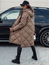 Kurtka damska oversize MELODY ciemnobeżowa Dstreet TY4562