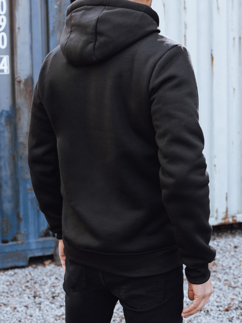Férfi szigetelt kapucnis melegítőfelső fekete Dstreet BX5920