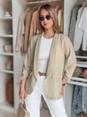 Női oversize kabát SOFT LOVE világosbarna Dstreet PY0133 Dstreet PY0133_1