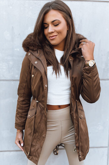 Női téli dzseki GODDESS Szín Kávébarna DSTREET TY3869