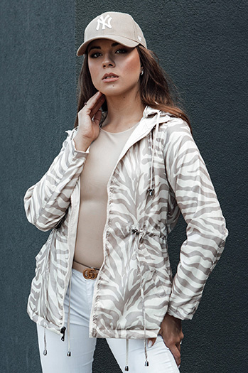 Kurtka parka damska CORMIS beżowa Dstreet TY4420