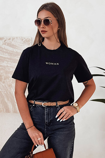 Női WOMAN póló fekete Dstreet RY2554