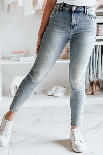 Női farmer nadrág PEARLYME kék Dstreet UY2710