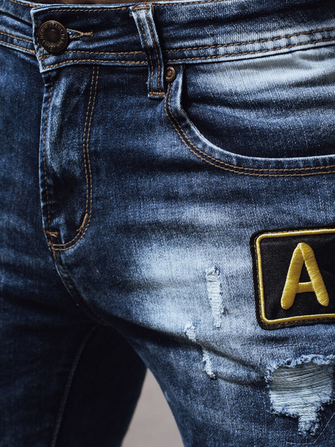 Spodnie męskie jeansowe niebieskie Dstreet UX4324