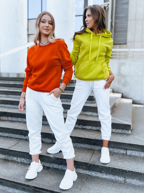 Női nem kapucnis pulóver FASHION II Szín Narancssárga DSTREET BY0317