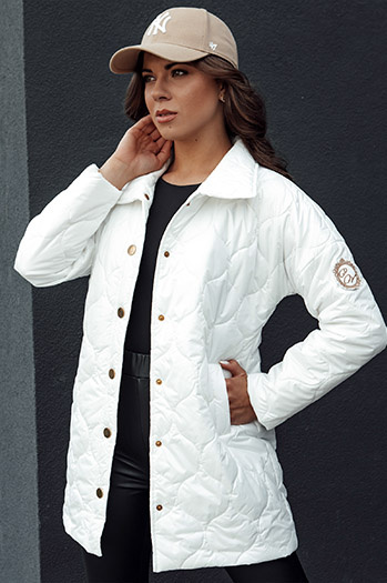 Kurtka pikowana damska RATIA ecru Dstreet TY4526