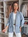 Női oversize dzseki SOFT LOVE tengerészkék Dstreet PY0131