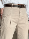 Női chino CHINOSKA nadrág világos bézs Dstreet UY2557