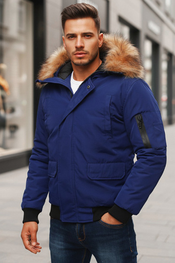 Sötétkék férfi dzseki Dstreet TX3943z