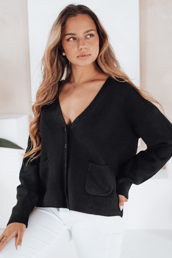 Női SORELIE kardigán fekete Dstreet MY2508