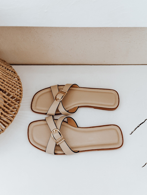 BELICCA női flip-flopok bézs Dstreet ZY0984