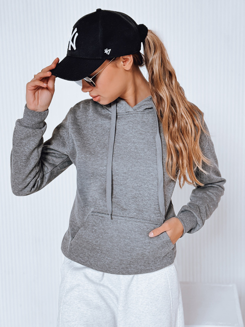 Női kapucnis pulóver BASIC Szín Antracit DSTREET BY0172