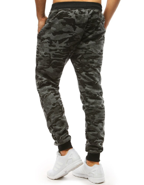 Férfi melegítőnadrág camo antracit színben Dstreet UX3454