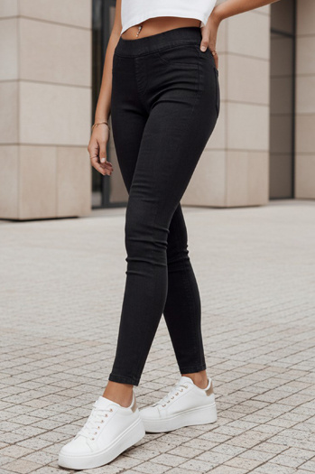 Női skinny farmer fekete Dstreet UY2746 UY2746