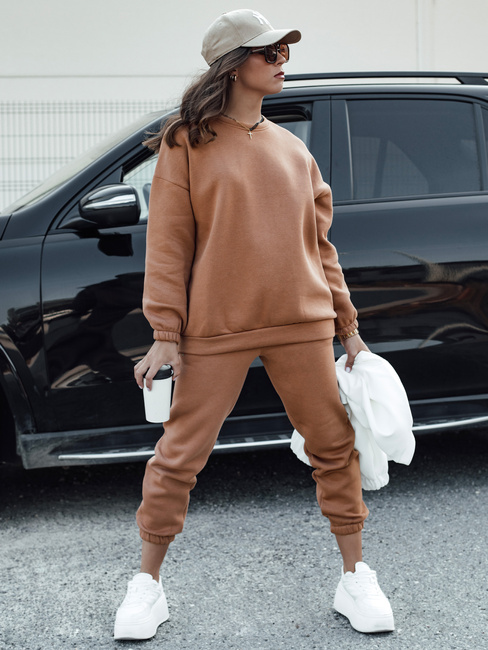 Női tréningruha szett ARIELLA PREMIUM mokka Dstreet AY1097