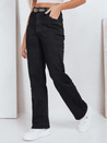 Női széles szárú farmer fekete Dstreet UY2748 UY2748