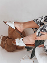 Női flip-flopok masnival KISSBOW fehér Dstreet ZY0755_1